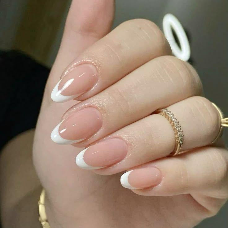 French Petal Press-On Nails by Aznik Aesthetics ✨